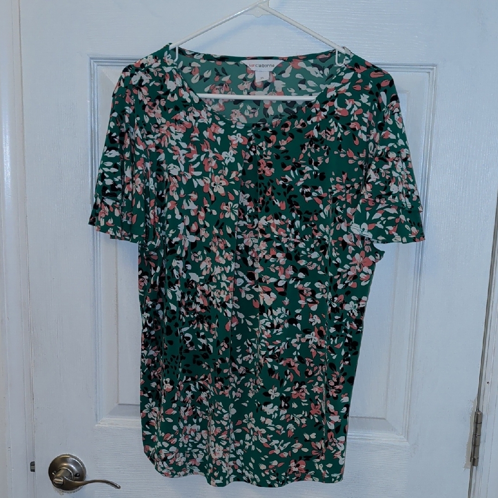 Floral Green Shirt